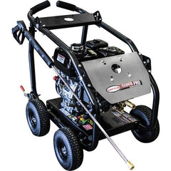 Simpson - Gas, 7.9 hp, 4,000 psi, 3.5 GPM, Cold Water Pressure Washer - AAA Triplex, 50' x 3/8" Hose - USA Tool & Supply