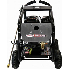 Simpson - Gas, 11.7 hp, 4,400 psi, 4 GPM, Cold Water Pressure Washer - AAA Triplex, 50' x 3/8" Hose - USA Tool & Supply