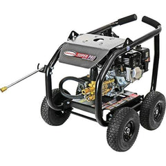 Simpson - Gas, 5.5 hp, 3,600 psi, 2.5 GPM, Cold Water Pressure Washer - AAA Triplex, 25' x 5/16" Hose - USA Tool & Supply