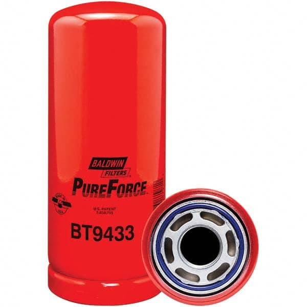 Baldwin Filters - 1-3/8 Thread 9-17/32" OAL x 3-3/4" OD Automotive Hydraulic Filter - USA Tool & Supply