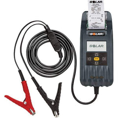 Solar - Automotive Battery Testers Type: Digital Battery and System Tester with Integrated Printer Voltage: 6/12/24 - USA Tool & Supply