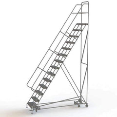 TRI-ARC - Rolling & Wall Mounted Ladders & Platforms Type: All-Directional Ladder Style: Rolling Safety Ladder - USA Tool & Supply