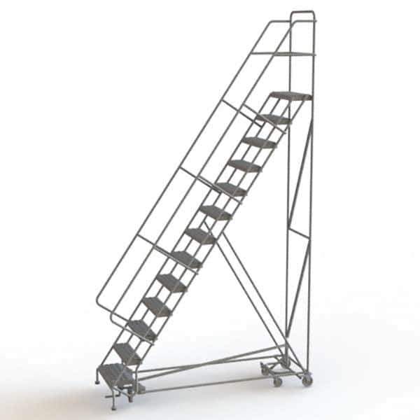 TRI-ARC - Rolling & Wall Mounted Ladders & Platforms Type: All-Directional Ladder Style: Rolling Safety Ladder - USA Tool & Supply