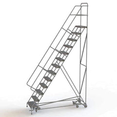 TRI-ARC - Rolling & Wall Mounted Ladders & Platforms Type: All-Directional Ladder Style: Rolling Safety Ladder - USA Tool & Supply