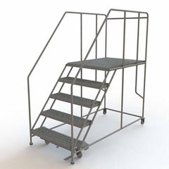 TRI-ARC - Rolling & Wall Mounted Ladders & Platforms Type: Rolling Work Platform Style: Steel Work Platform - USA Tool & Supply