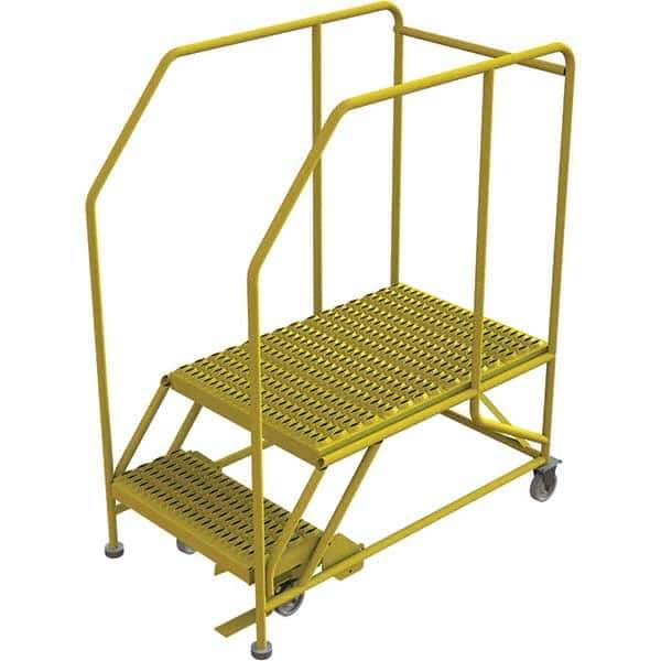 TRI-ARC - Rolling & Wall Mounted Ladders & Platforms Type: Rolling Work Platform Style: Steel Work Platform - USA Tool & Supply