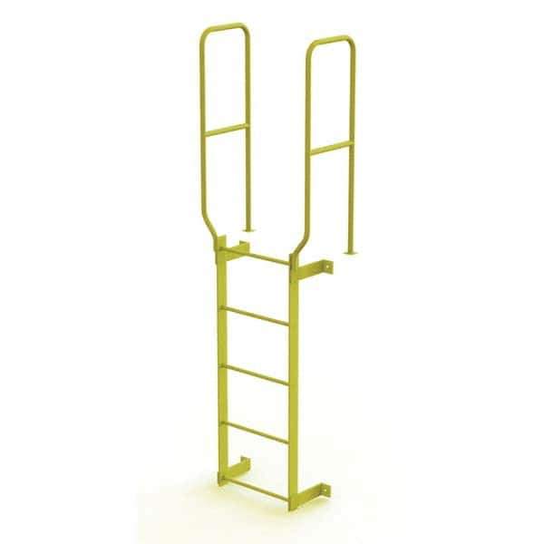 TRI-ARC - Rolling & Wall Mounted Ladders & Platforms Type: Fixed Ladder Style: Safety Cage - USA Tool & Supply