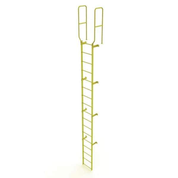 TRI-ARC - Rolling & Wall Mounted Ladders & Platforms Type: Fixed Ladder Style: Safety Cage - USA Tool & Supply
