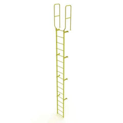 TRI-ARC - Rolling & Wall Mounted Ladders & Platforms Type: Fixed Ladder Style: Safety Cage - USA Tool & Supply