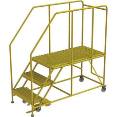 TRI-ARC - Rolling & Wall Mounted Ladders & Platforms Type: Rolling Work Platform Style: Steel Work Platform - USA Tool & Supply