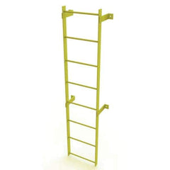TRI-ARC - Rolling & Wall Mounted Ladders & Platforms Type: Fixed Ladder Style: Safety Cage - USA Tool & Supply