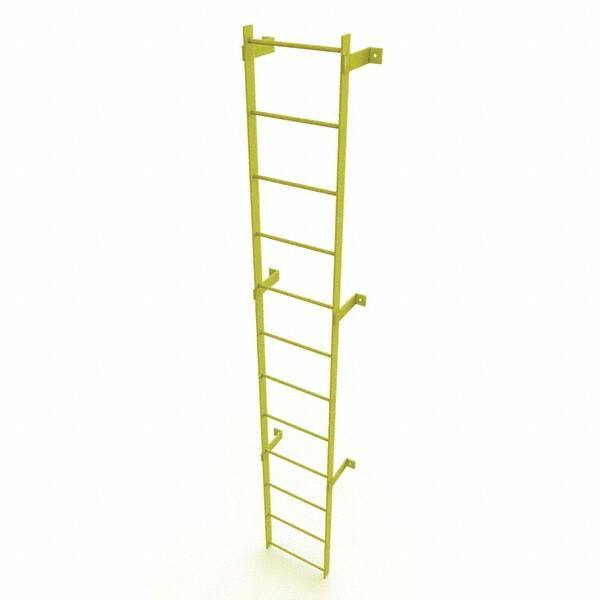 TRI-ARC - Rolling & Wall Mounted Ladders & Platforms Type: Fixed Ladder Style: Safety Cage - USA Tool & Supply