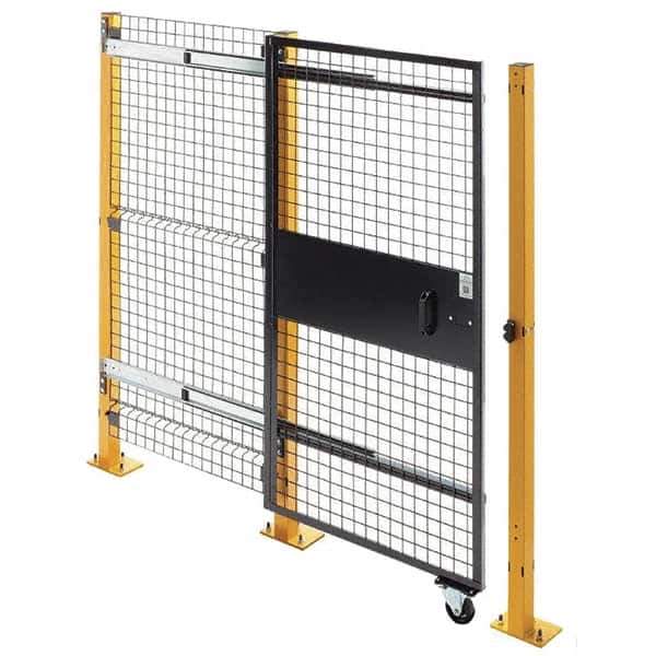 Husky - 3' Wide x 6' High, Sliding Door for Temporary Structures - USA Tool & Supply