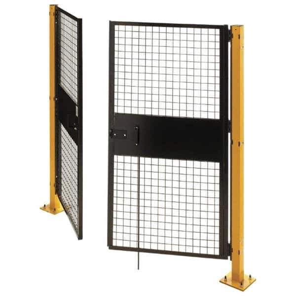 Husky - 6' Wide x 6' High, Swing Door for Temporary Structures - USA Tool & Supply