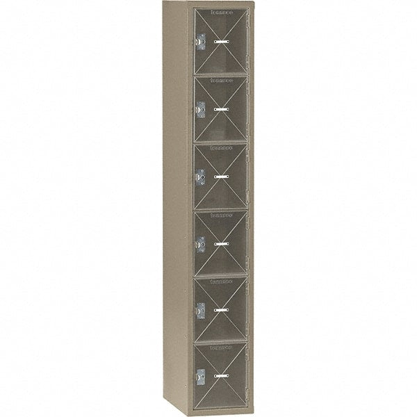 Tennsco - 6 Door, 6 Tier, Welded Locker - USA Tool & Supply