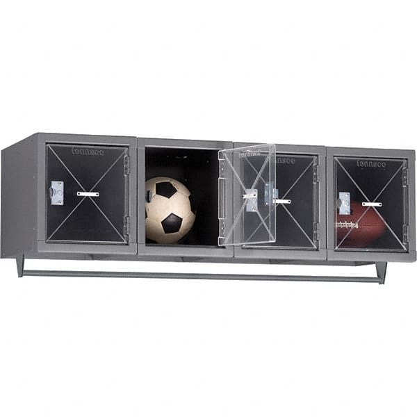 Tennsco - 4 Door, 4 Tier, Welded Locker - USA Tool & Supply