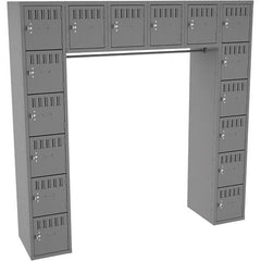 Tennsco - 16 Door, 16 Tier, Locker - USA Tool & Supply