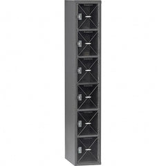 Tennsco - 6 Door, 6 Tier, Welded Locker - USA Tool & Supply