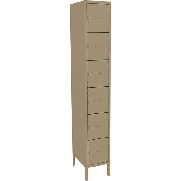 Tennsco - 6 Door, 6 Tier, Welded Locker - USA Tool & Supply