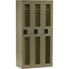 Tennsco - 3 Door, Single Tier, Welded Locker - USA Tool & Supply