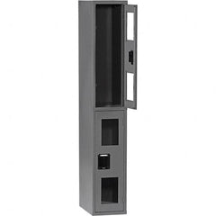 Tennsco - 2 Door, Double Tier, Welded Locker - USA Tool & Supply
