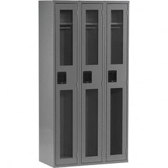 Tennsco - 3 Door, Single Tier, Welded Locker - USA Tool & Supply