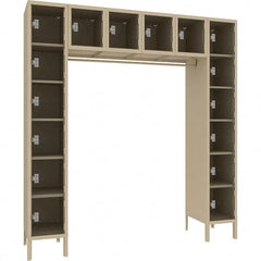 Tennsco - 16 Door, Single Tier, Welded Locker - USA Tool & Supply