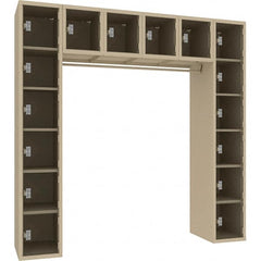 Tennsco - 16 Door, Single Tier, Welded Locker - USA Tool & Supply