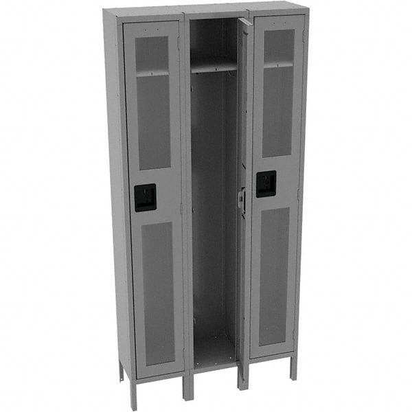 Tennsco - 3 Door, Single Tier, Welded Locker - USA Tool & Supply