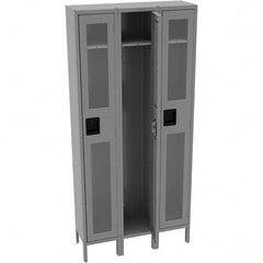 Tennsco - 3 Door, Single Tier, Welded Locker - USA Tool & Supply