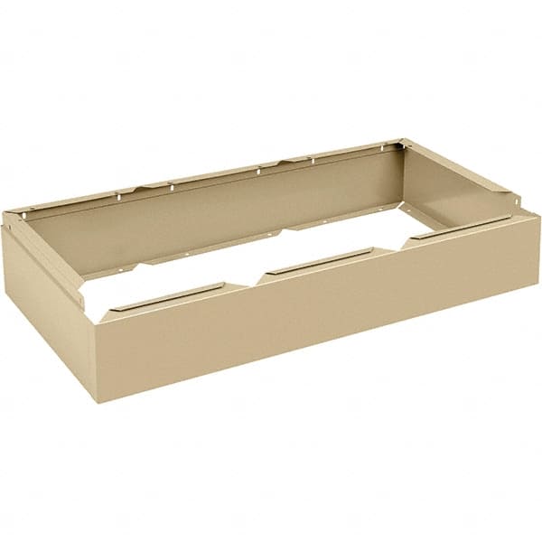 Tennsco - 45" Wide x 6" High x 12" Deep, Locker Base - USA Tool & Supply
