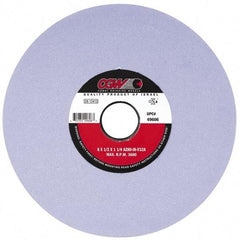Camel Grinding Wheels - 12" Diam x 5" Hole x 2" Thick, I Hardness, 46 Grit Surface Grinding Wheel - Aluminum Oxide, Type 7, Coarse Grade, 2,228 Max RPM, Vitrified Bond, Two-Side Recess - USA Tool & Supply