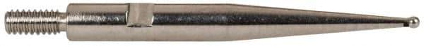 INTERAPID - 0.031" Ball Diam, Steel, Ball Test Indicator Contact Point - 0.812" Contact Point Length, Use with Brown & Sharpe 310-3, 311-3, 310-b-3, 311-bn-3, 312-3 & 312-4 INTERAPID 312 Dial Test Indicators - USA Tool & Supply