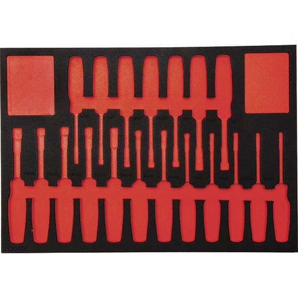 Proto - Tool Box Case & Cabinet Inserts Type: Foam Insert For Use With: J12000 - USA Tool & Supply