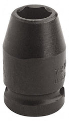 Proto - 3/8" Drive, Power Socket - 6 Points, 1-3/32" OAL - USA Tool & Supply