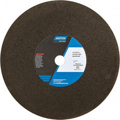 Norton - 12" Aluminum Oxide Cutoff Wheel - 3/32" Thick, 1" Arbor - USA Tool & Supply