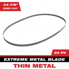 Milwaukee Tool - 44-7/8" x 0.8" x 0.02" 12-14 TPI Bi-Metal Portable Band Saw Blade - USA Tool & Supply