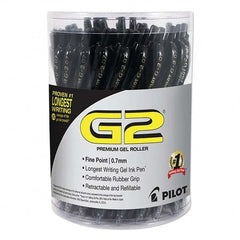 Pilot - Pens & Pencils Type: Gel Roller Ball Pen Color: Black - USA Tool & Supply