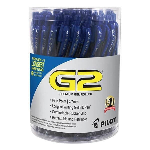 Pilot - Pens & Pencils Type: Gel Roller Ball Pen Color: Blue - USA Tool & Supply