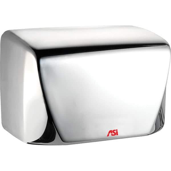 ASI-American Specialties, Inc. - 1000 Watt Satin Stainless Steel Finish Electric Hand Dryer - 110/120 Volts, 5.2 Amps, 9-25/32" Wide x 6-5/8" High x 5-13/32" Deep - USA Tool & Supply