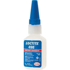 Loctite - 1 oz Bottle Clear Instant Adhesive - 498 SUPERBONDER 1OZ LOCTITE SPDBNDER ADHS - USA Tool & Supply