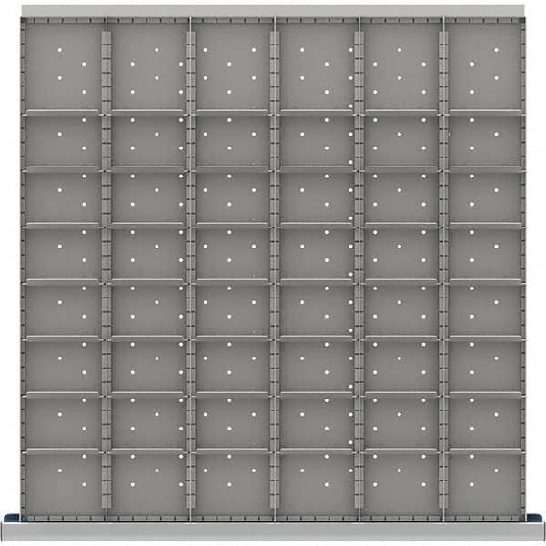 LISTA - 48-Compartment Drawer Divider Layout for 3.15" High Drawers - USA Tool & Supply