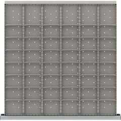 LISTA - 48-Compartment Drawer Divider Layout for 3.15" High Drawers - USA Tool & Supply