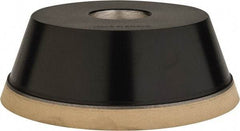 Darex - 5" Diam, 1-1/4" Hole Size, 1-3/4" Overall Thickness, 320 Grit, Type 11 Tool & Cutter Grinding Wheel - Very Fine Grade, Diamond - USA Tool & Supply