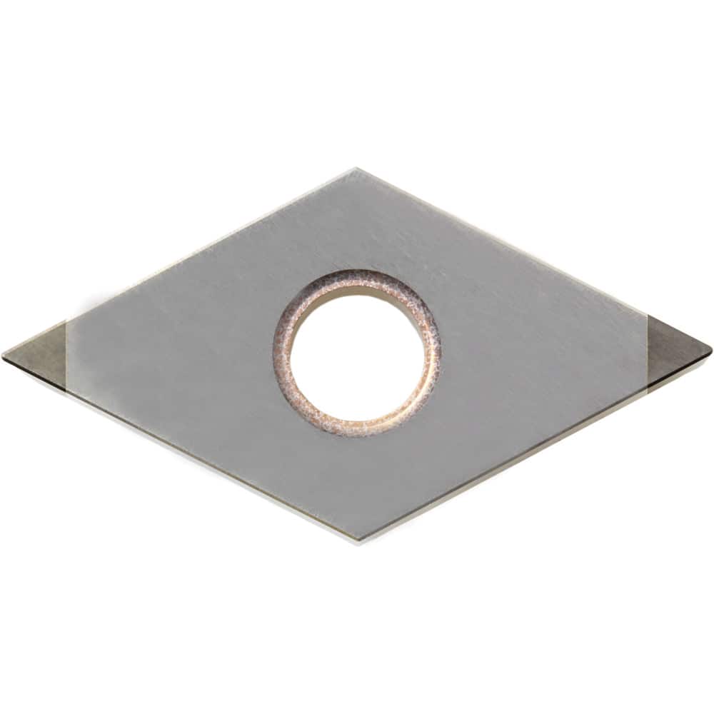 DNGA150412S01225ME CBN Turning Insert Uncoated, Neutral, 1/2″ Inscribed Circle, 0.0472″ Corner Radius, 0.1874″ Thick, 55° Diamond, Series KBN