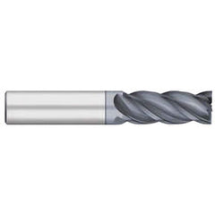 Titan USA - Square End Mills; Mill Diameter (Inch): 1/8 ; Mill Diameter (Decimal Inch): 0.1250 ; Number of Flutes: 4 ; Length of Cut (Inch): 1/2 ; Length of Cut (Decimal Inch): 0.5000 ; Material: Solid Carbide - Exact Industrial Supply