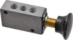 Mead - 4 Way Control Light Touch Valve - Palm Actuator - USA Tool & Supply