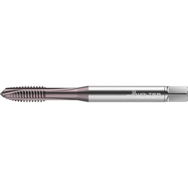 Walter-Prototyp - 5/16-18 UNC 3 Flute 2B Plug Spiral Point Tap - High Speed Steel, TiAlN Finish, Right Hand Thread, Series TC217 - Exact Industrial Supply