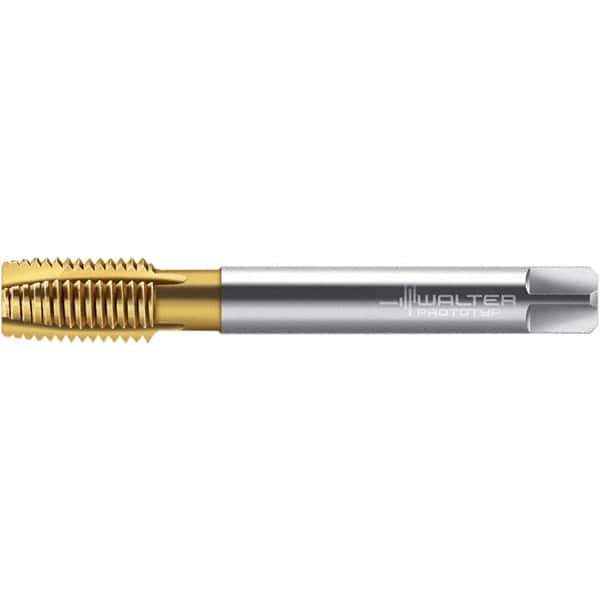 Walter-Prototyp - 5/8-11 UNC 4 Flute 2B Plug Spiral Point Tap - High Speed Steel, TiN Finish, Right Hand Thread, Series TC216 - Exact Industrial Supply