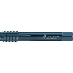 Walter-Prototyp - 5/8-11 UNC 4 Flute 2B Plug Spiral Point Tap - High Speed Steel, Oxide Finish, Right Hand Thread, Series TC217 - Exact Industrial Supply